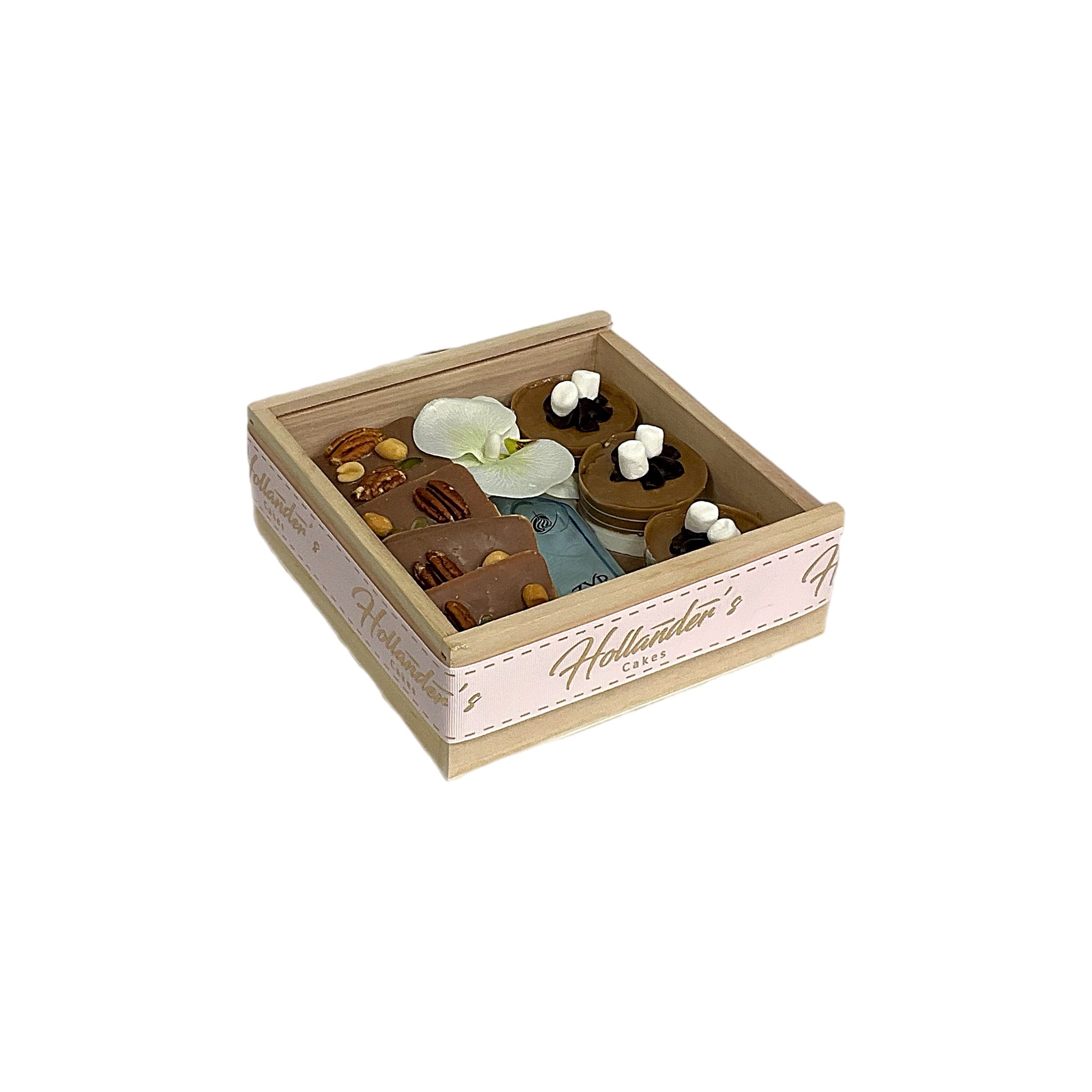 Wooden Gift Box With Transparent Slide in cover