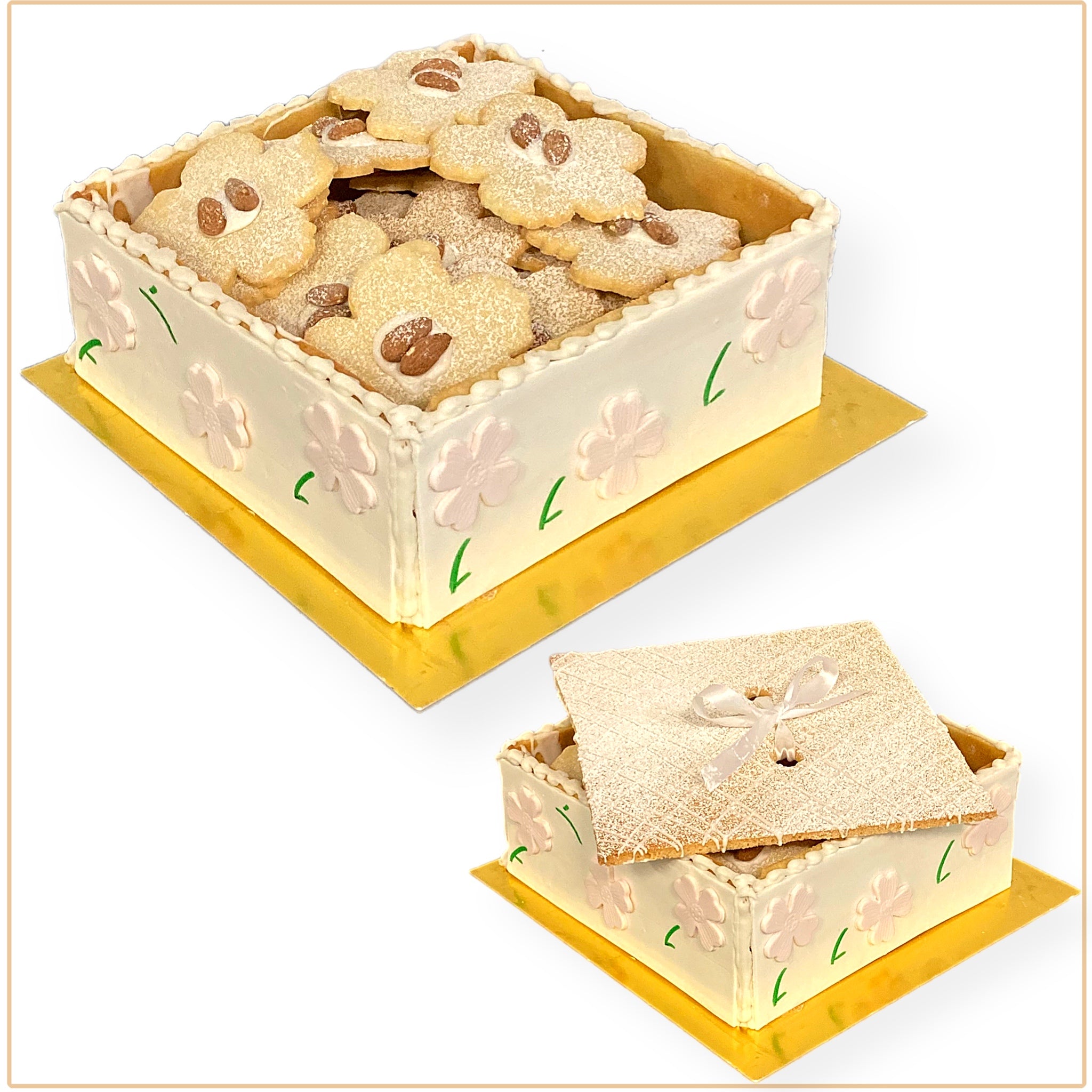 Cookie Box With Cover